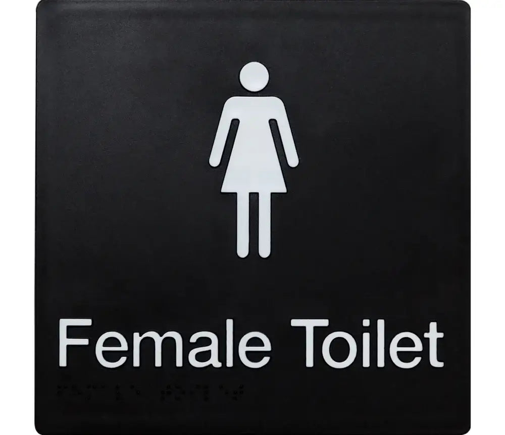 Female Toilet Sign (Black) Female Toilet Sign (Black)