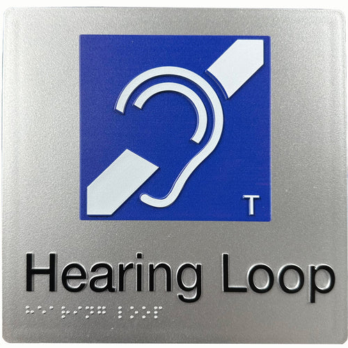Hearing Loop Sign T Coil (Silver) - IMG 2