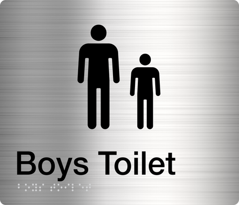 Girls Toilet Sign (Black)