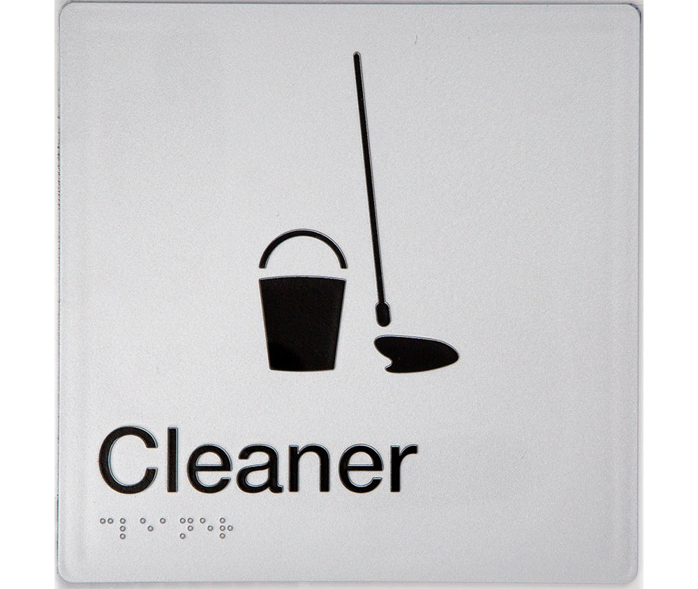 Cleaner Sign (Silver) Cleaner Sign (Silver)