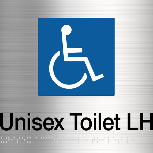 Unisex Disabled Toilet (Left Handed)  Stainless Steel - IMG 3