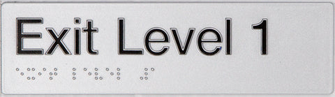 Male Toilet Sign (Silver/Black)