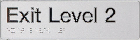 Male Toilet Sign (Silver/Black)