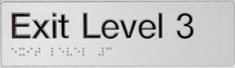 Male Toilet Sign (Silver/Black)