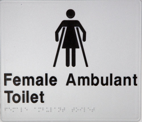 ambulant toilet sign - female