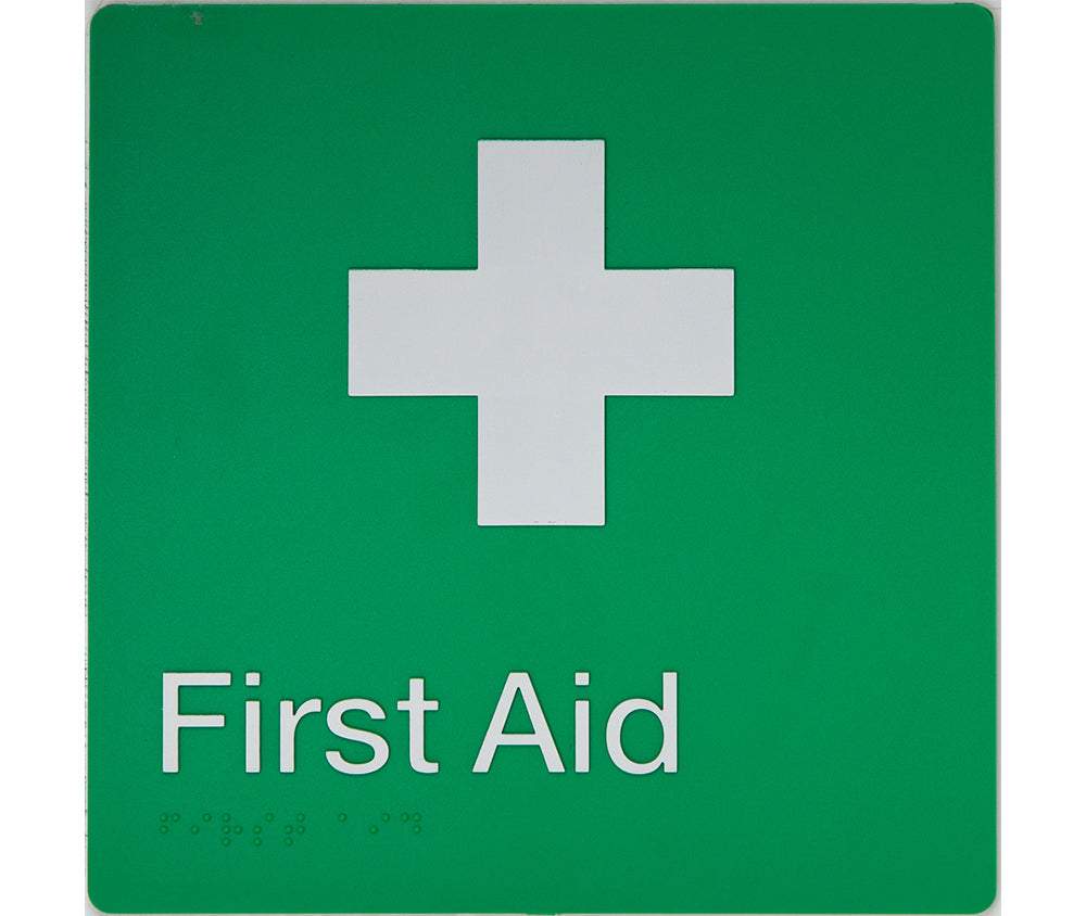 First Aid Sign - Green With White Cross First Aid Sign - Green With White Cross