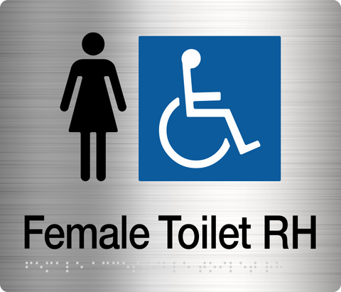 Male Toilet Sign (Stainless Steel)