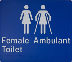 ambulant toilet sign - female