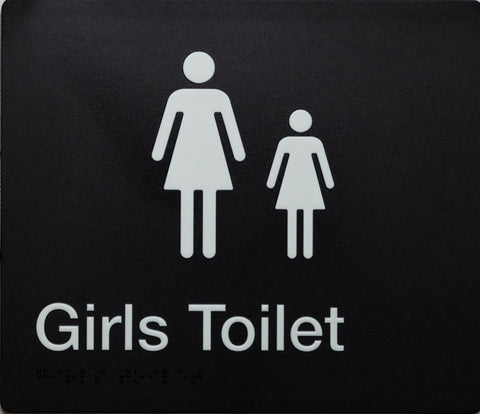 Boys Toilet Sign (Silver)