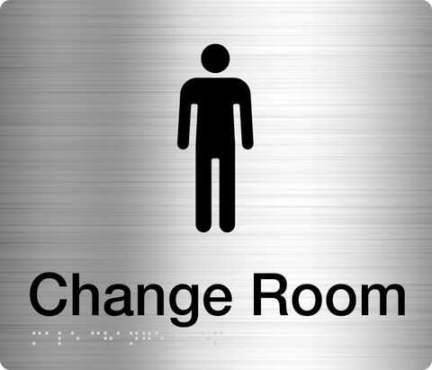 Female Change Room Sign (Silver)