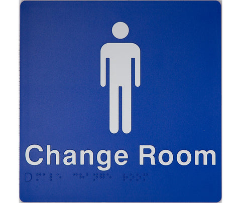 Unisex Change Room Sign (Silver)