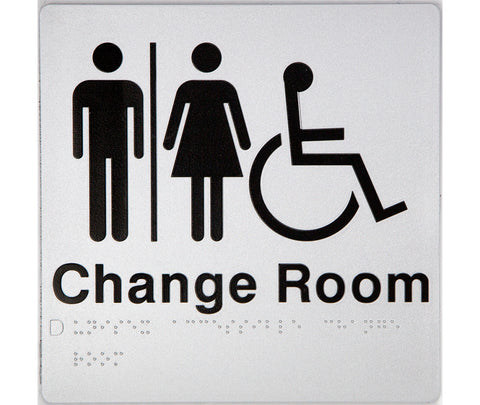 Male Change Room Sign (Blue)