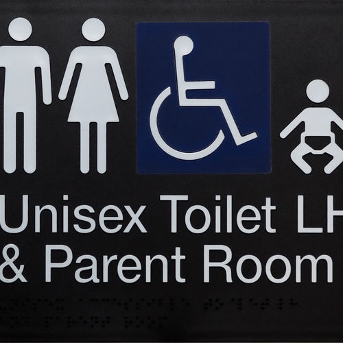 Unisex Toilet LH & Parent Room (Black) - IMG 1