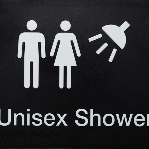 Unisex Shower Sign (Black) - IMG 1