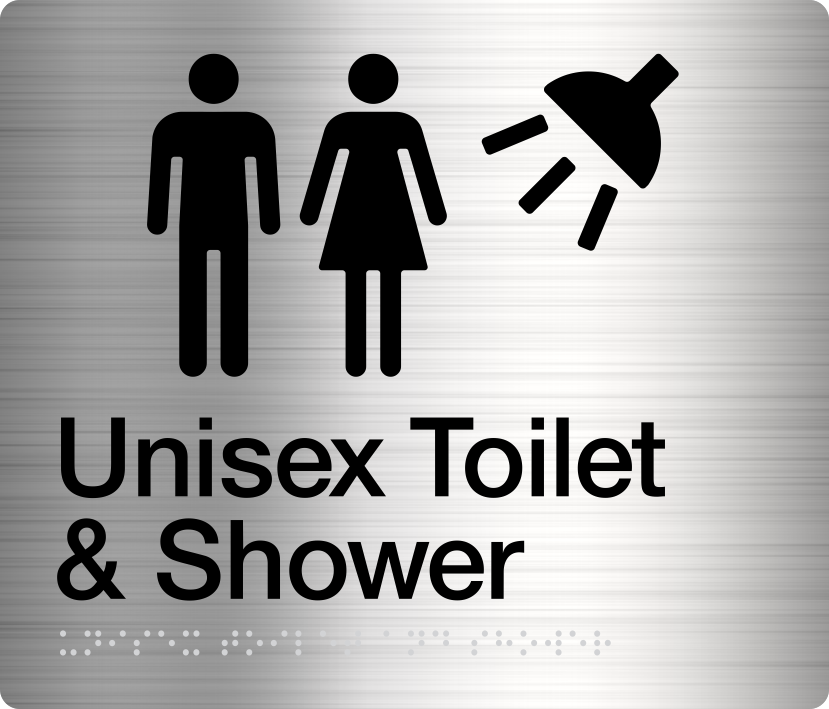 Unisex Toilet & Shower (Stainless Steel) Unisex Toilet & Shower (Stainless Steel)