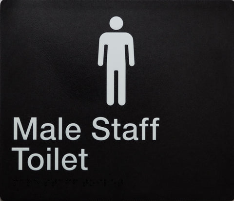 Girls Toilet Sign (Black)