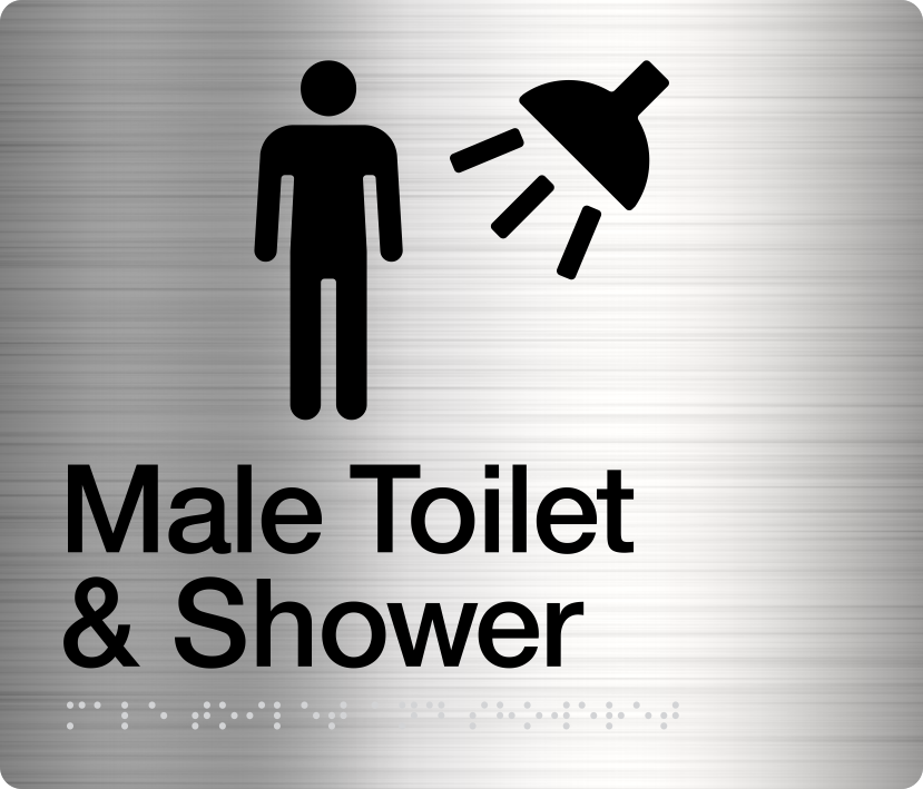 Male Toilet & Shower Stainless Steel Male Toilet & Shower Stainless Steel