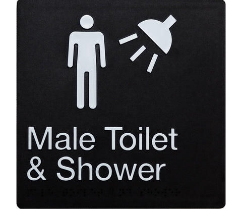 Girls Toilet Sign (Black)
