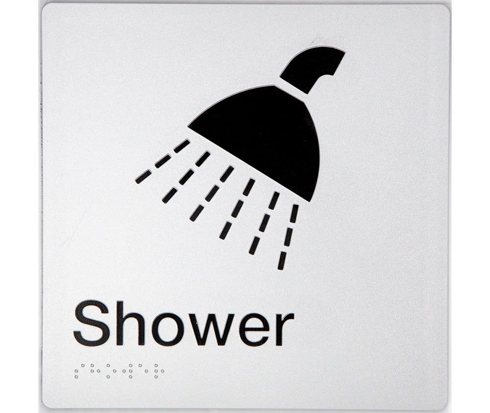Shower Sign (Silver) Shower Sign (Silver)