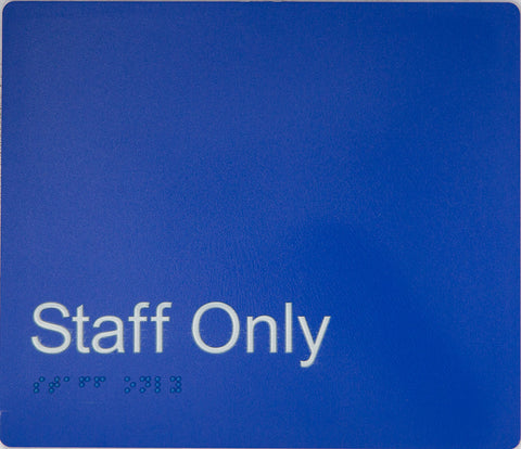 Unisex Toilet RH & Shower Sign (Blue/White)