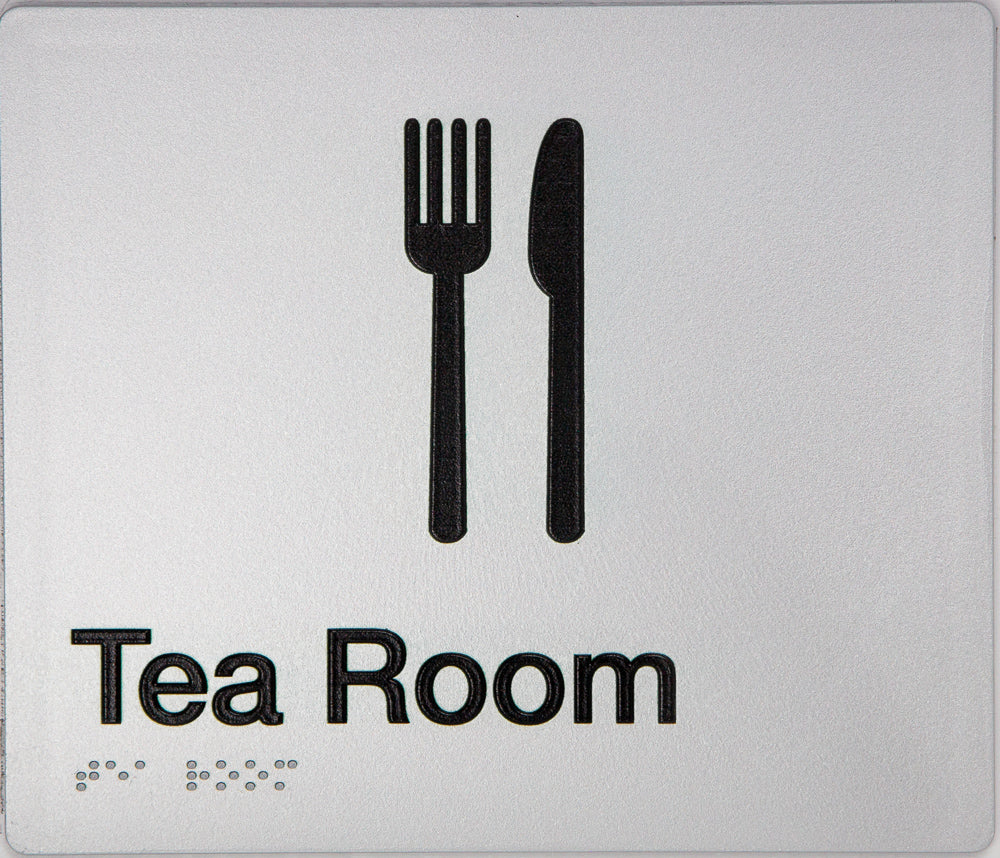 Tea Room Sign (Silver) Tea Room Sign (Silver)