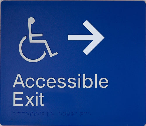 Exite Access Sign Accessible Entrance Signs | Tim the Sign Man – Tim The Sign Man