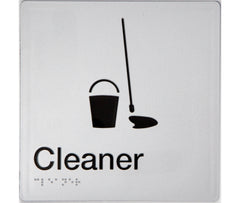 cleaner sign