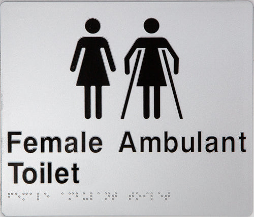 ambulant toilet sign female