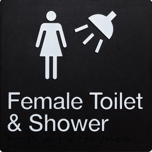 Female Toilet and Shower (Black) - IMG 1