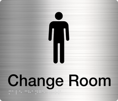 male change room sign
