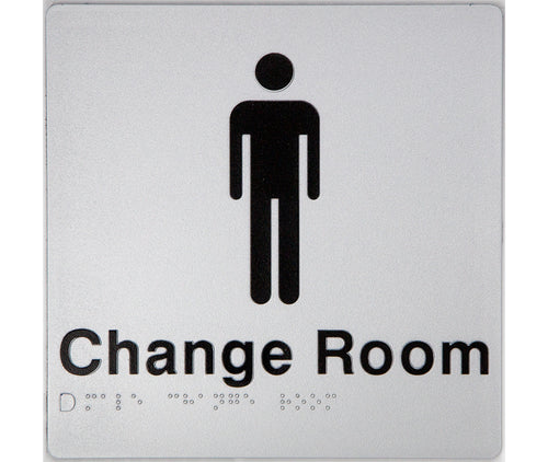 male change room sign