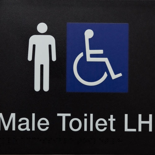 Male Toilet LH (Black) - IMG 1