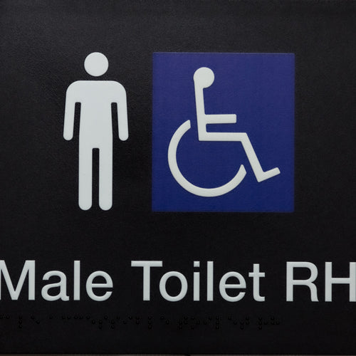 Male Toilet RH (Black) - IMG 1