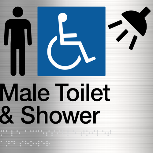 Male Disabled Toilet & Shower (Stainless Steel) - IMG 2