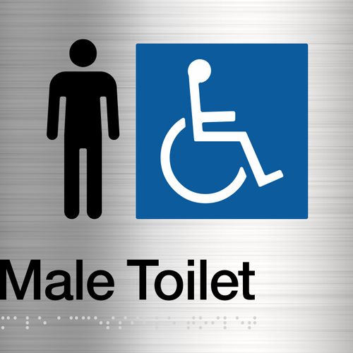 Male Disabled Toilet Stainless Steel - IMG 3