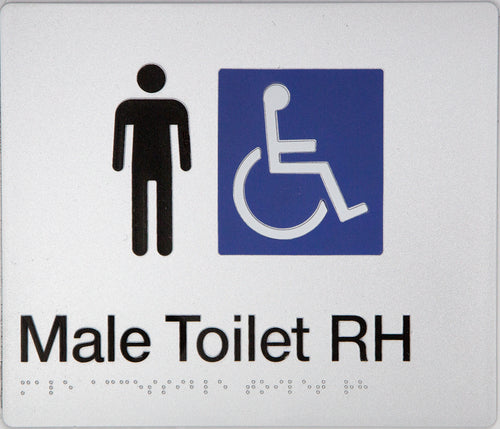 male toilet rh sign