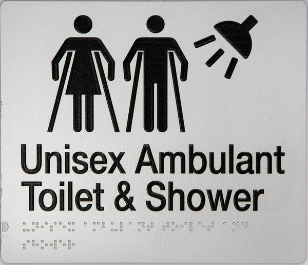unisex ambulant toilet sign