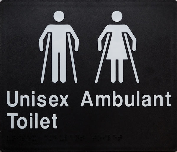 unisex ambulant toilet sign