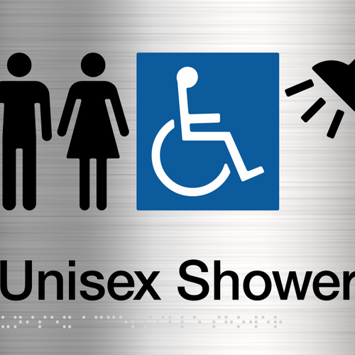 Unisex Disabled Shower (Stainless Steel) - IMG 2
