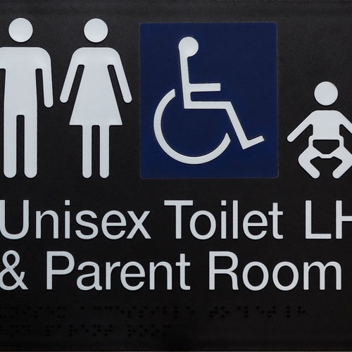 Unisex Toilet LH & Parent Room (Black) - IMG 1