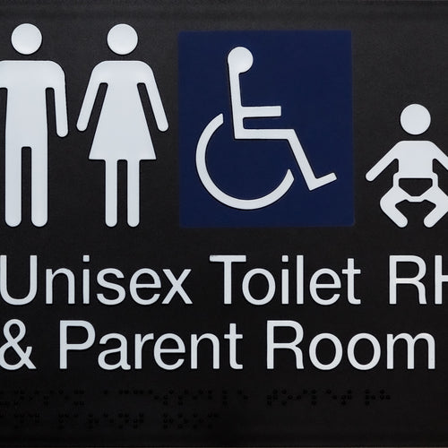 Unisex Toilet RH and Parent Room (Black) - IMG 1