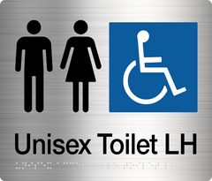 unisex toilet lh sign