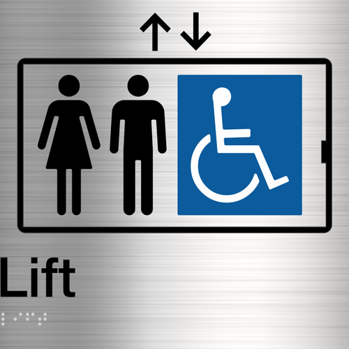 Lift Sign (Stainless Steel) - IMG 2