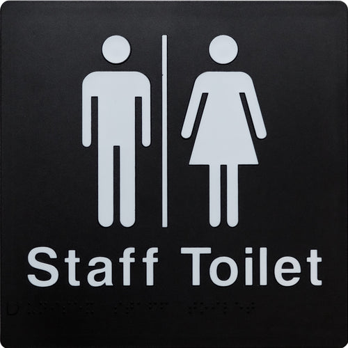 Unisex Staff Toilet (Black) - IMG 1