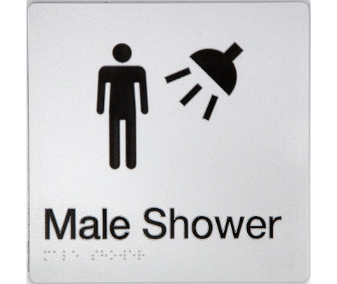 Shower Sign (Silver)