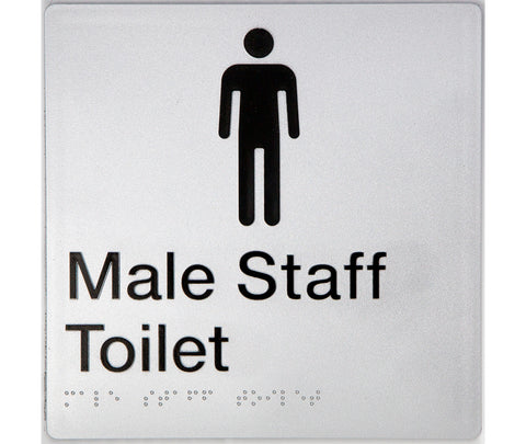 Female Ambulant Toilet & Shower Sign 2 Icons (Silver/Black)