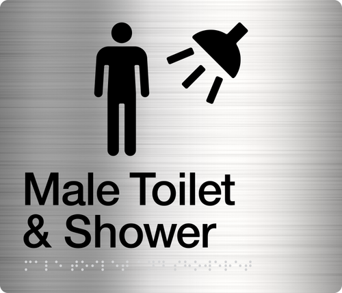 Male Toilet & Shower  Stainless Steel