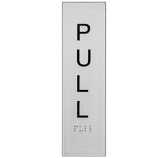 braille pull sign