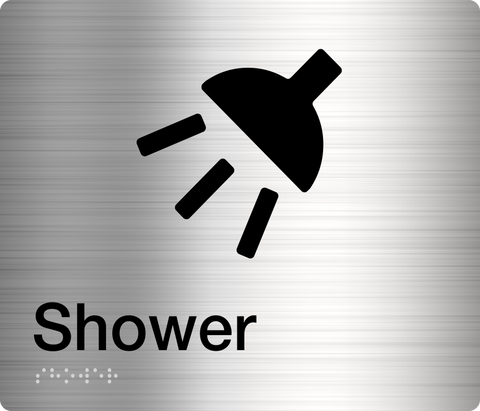 Female Shower Sign (Blue)