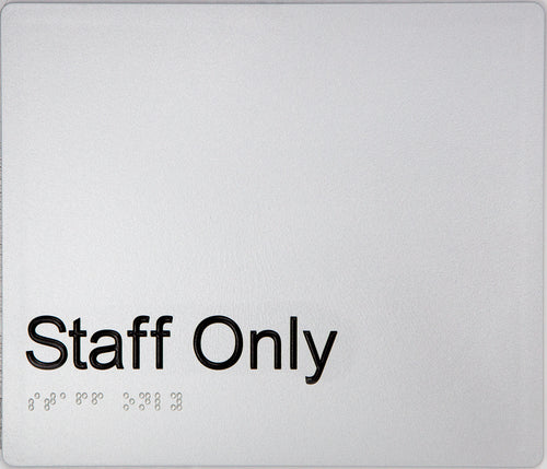 staff only sign 